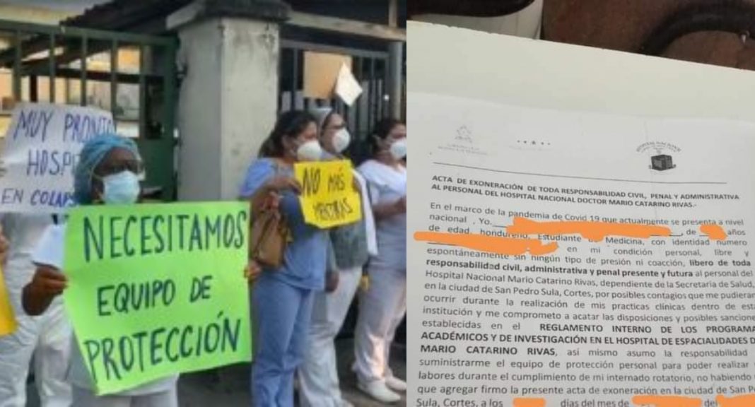 médicos carta de exoneración