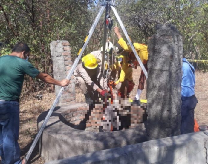 anciano fallece en pozo malacate