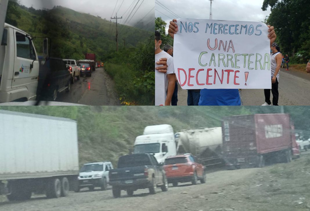 carretera CA-4 horas de tráfico y protestas