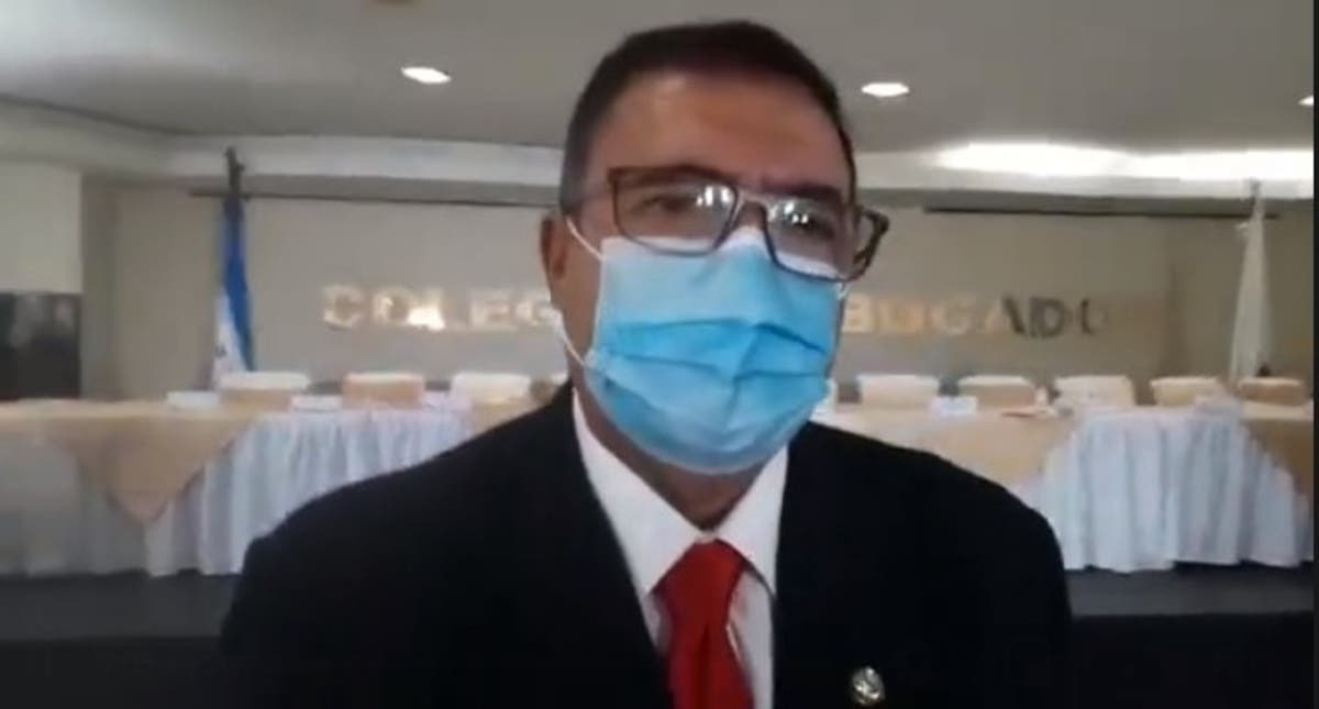 Fredis Cerrato, presidente del Colegio de Abogados.