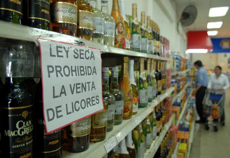 ley seca semana santa