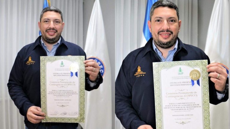 COPECO reconocimiento transparencia