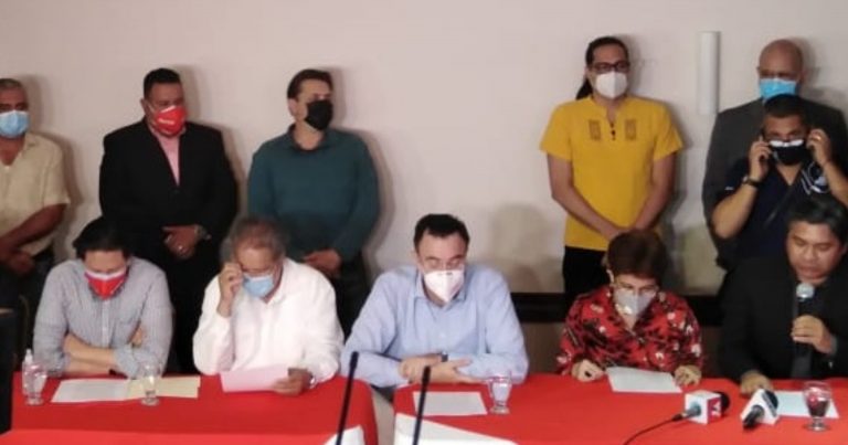 Candidatos perdedores alianza