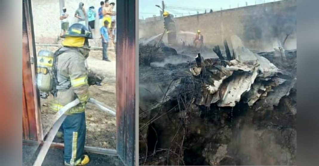 incendio en la Arturo Quezada