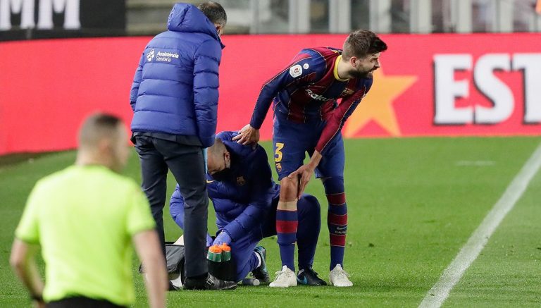 Piqué se vuelve a lesionar a una semana del PSG – Barcelona
