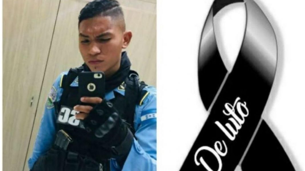 fallece policía accidentarse en Tela