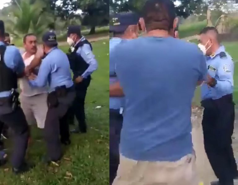 Enfrentamiento entre policías y dueño de billar