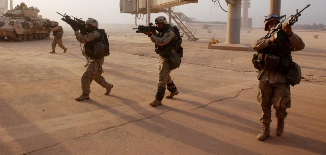 Misíles en aeropuerto de Bagdad