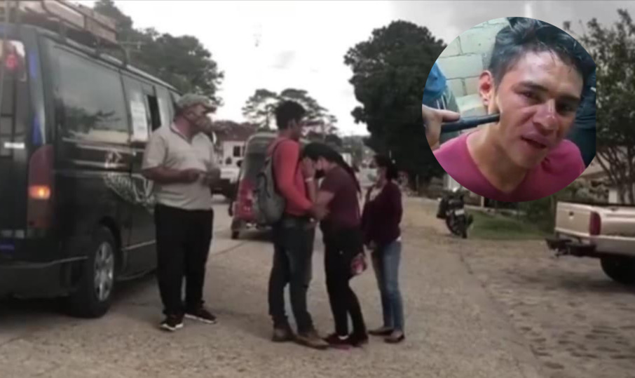familia recibió a joven que estuvo secuestrado