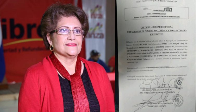 libertad definitiva María Luisa Borjas