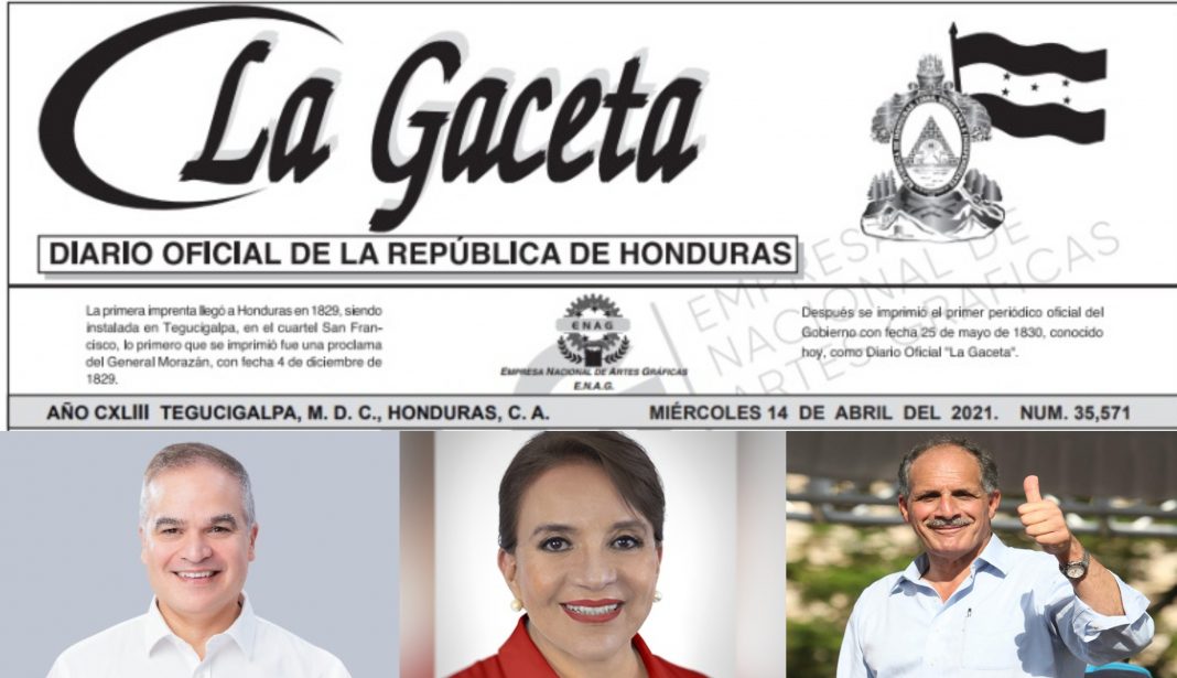 Publican en la Gaceta resultados elecciones
