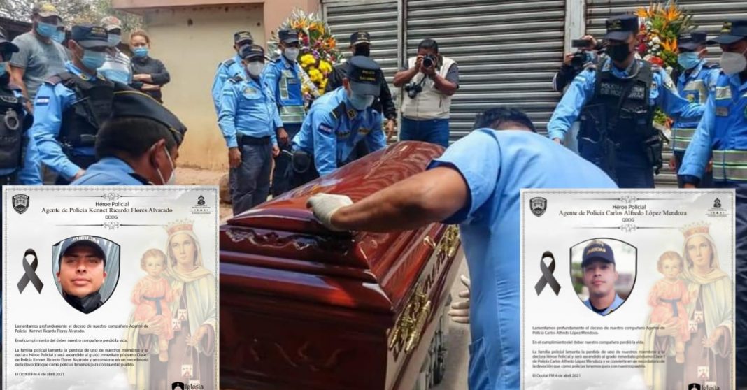 policías héroes falsa denuncia
