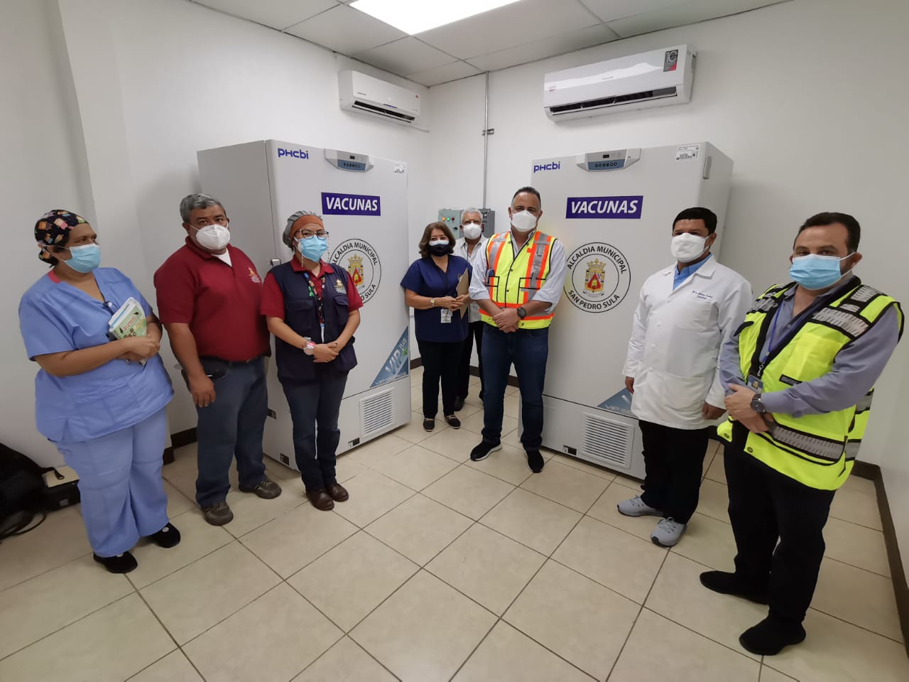 municipalidad SPS adquiere dos freezer para vacunas