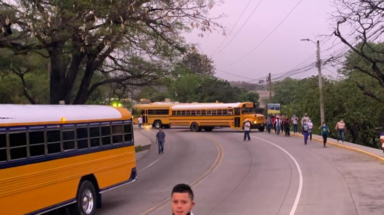 Paro de transporte Honduras