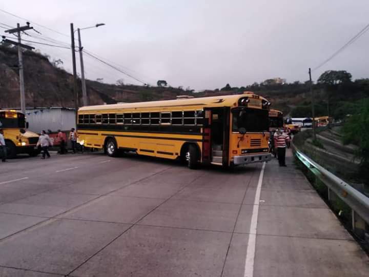 Paro de transporte Honduras