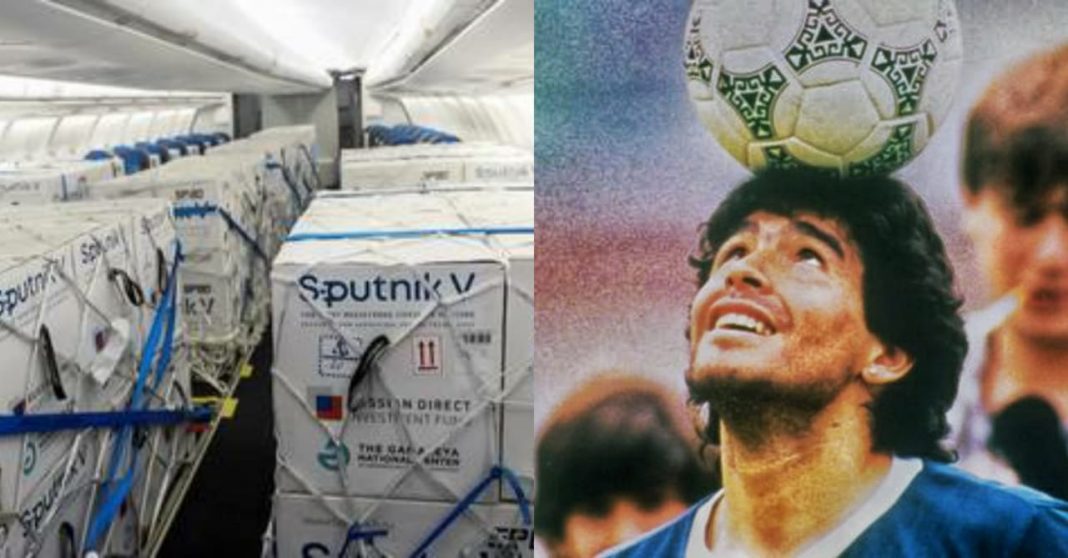 vacuna sputnik Maradona Argentina