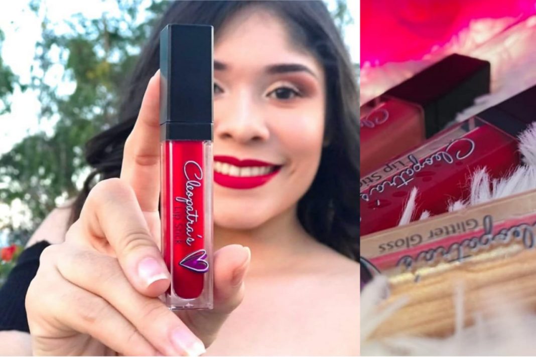 Emprendedora lanza línea de maquillaje