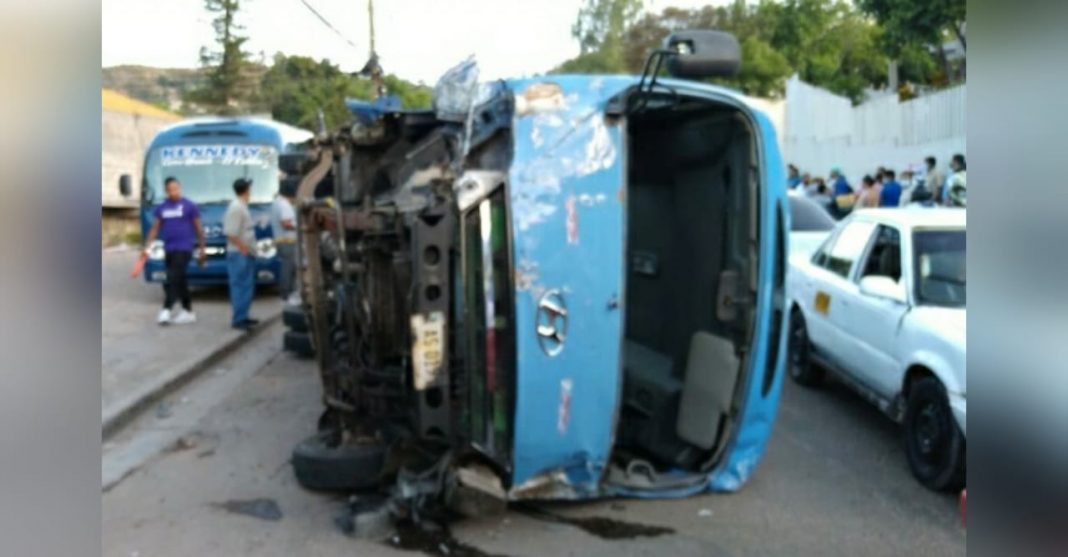accidente rapidito residencial Honduras