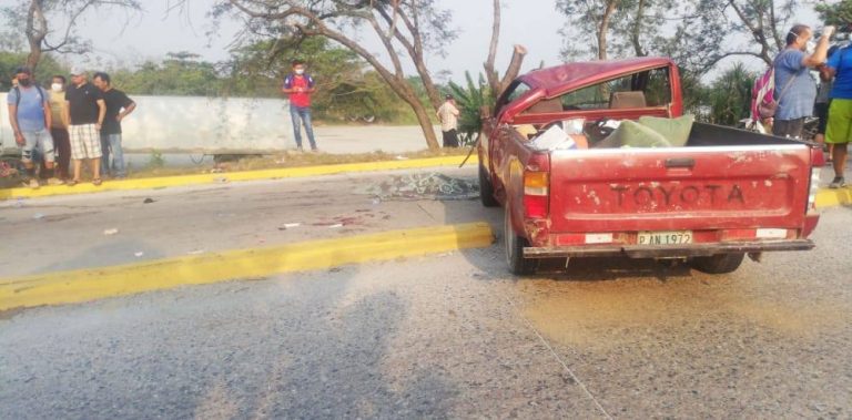 accidente Puerto Cortés