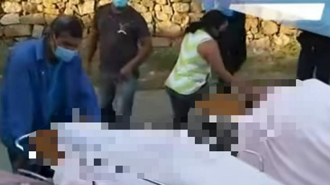 Danlí hombres pozo malacate