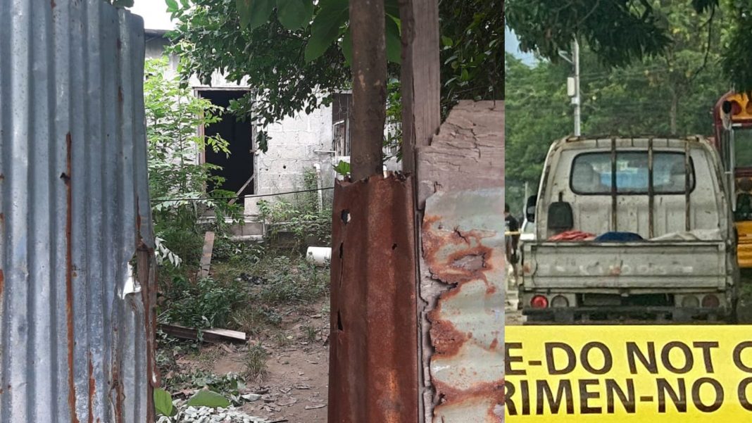 Casa donde mataron hombres en El Limonar