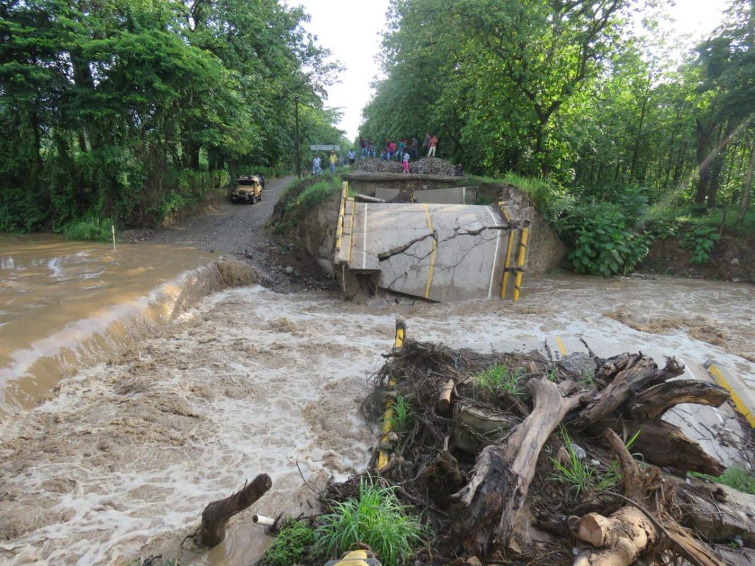 Río incomunicados municipios Cortés