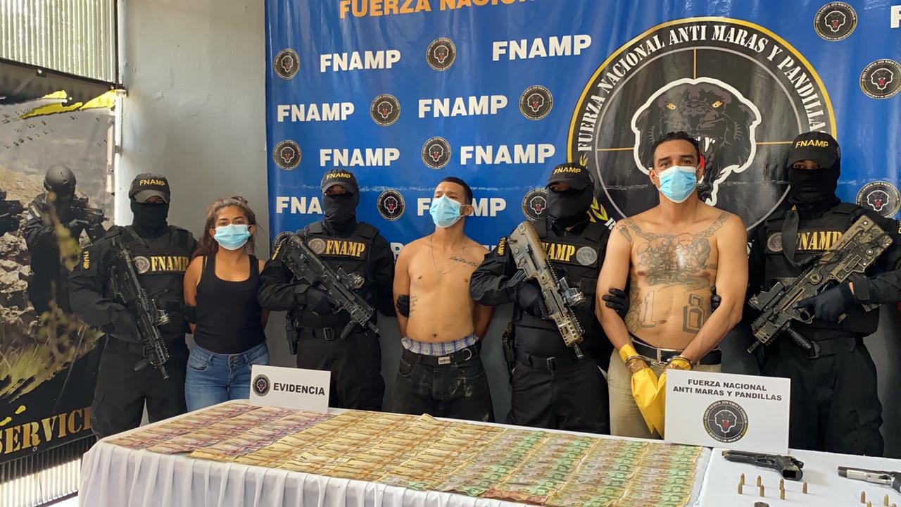 cabecilla Pandilla 18 y detenidos