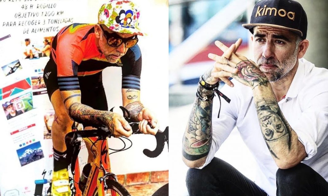 Maratonista español pedaleará comida hondureños
