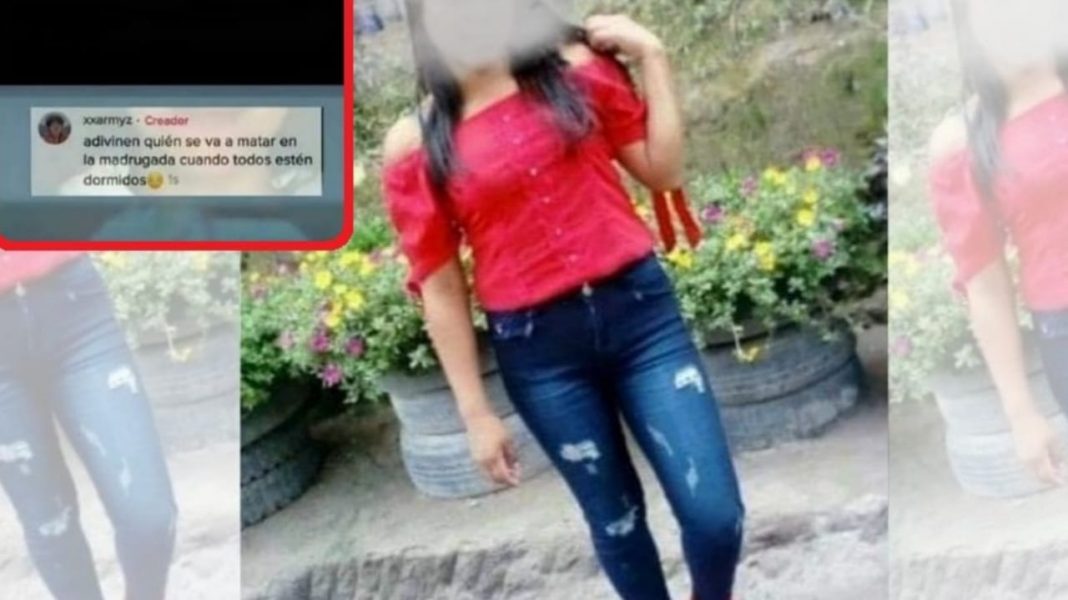 menor anunció muerte redes sociales