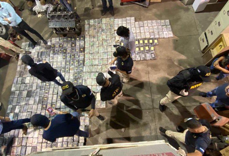 cisterna media tonelada de cocaína