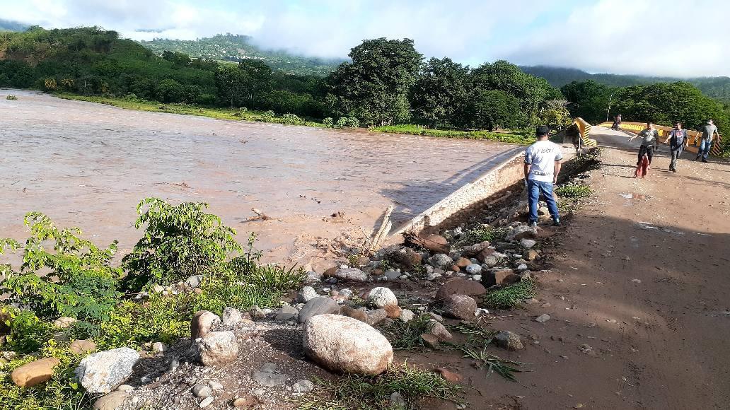 caudal del río Ulúa lluvias