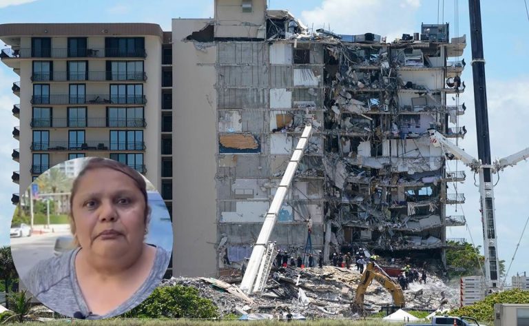 Hondureña derrumbe en miami