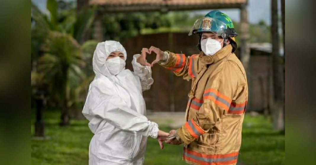 bombero y enfermera se casarán