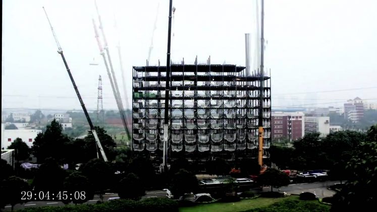 construye edifico en horas china
