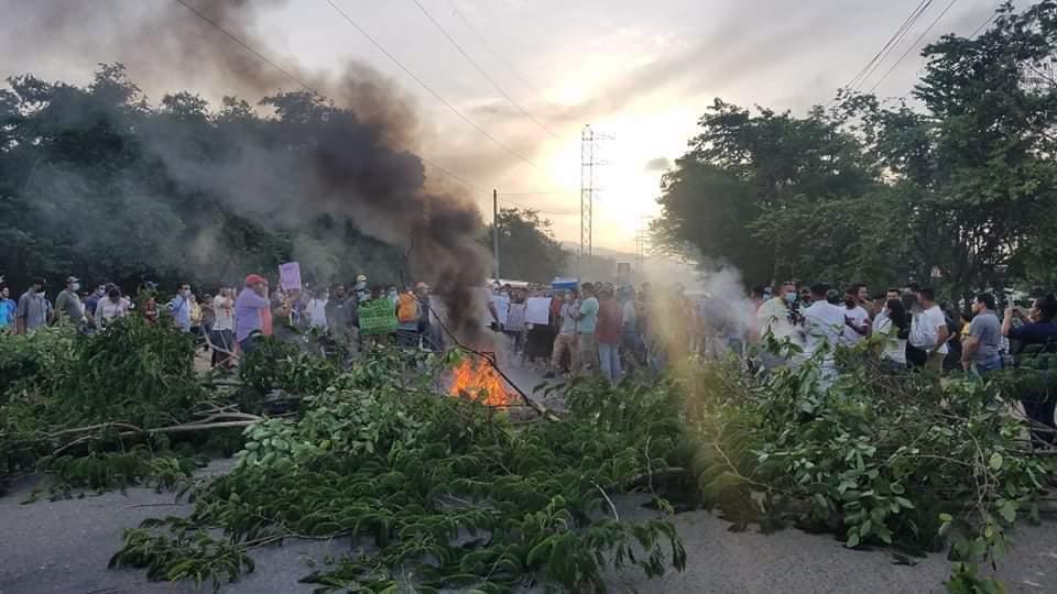 protesta en Cofradía