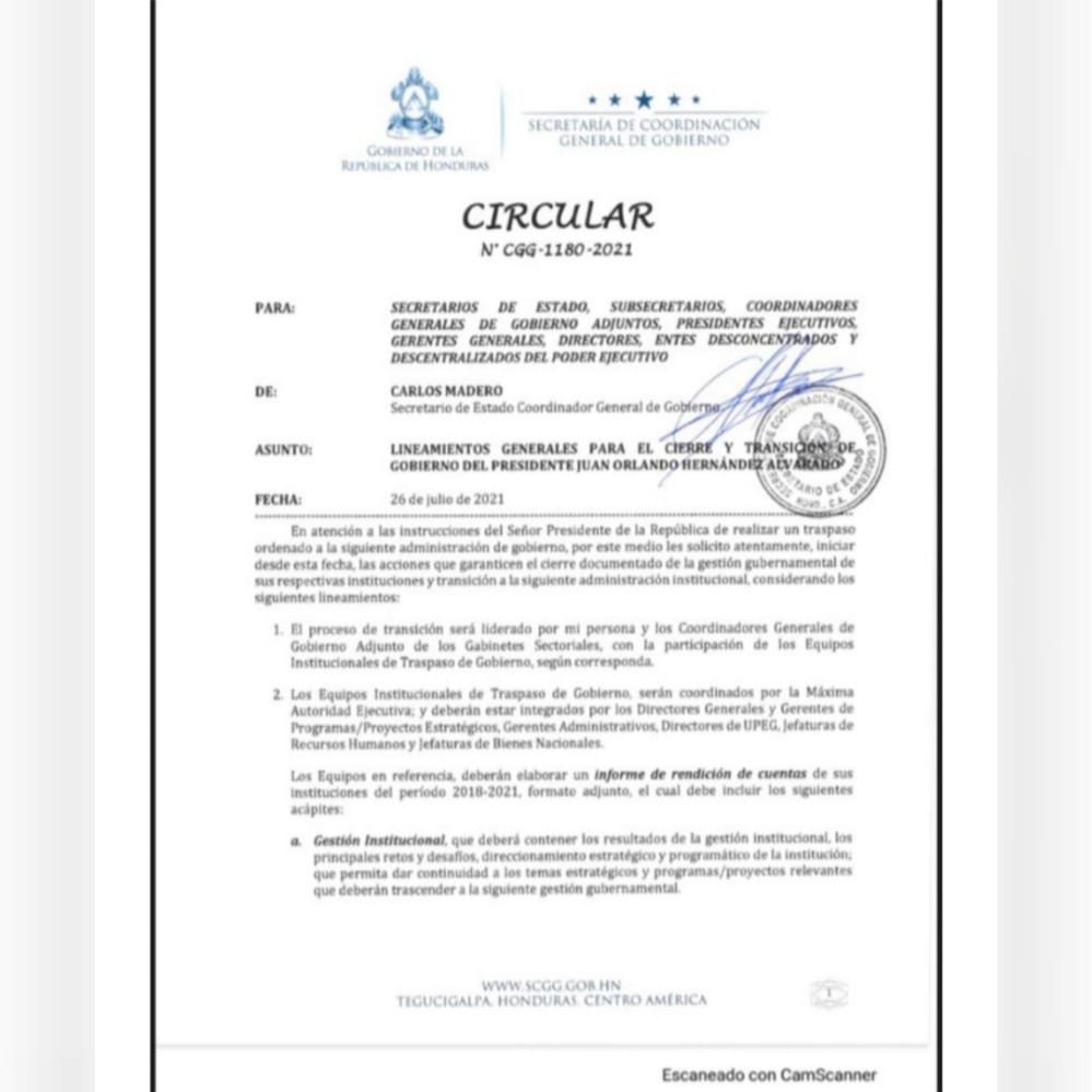 Gobierno realizará rendición de cuentas
