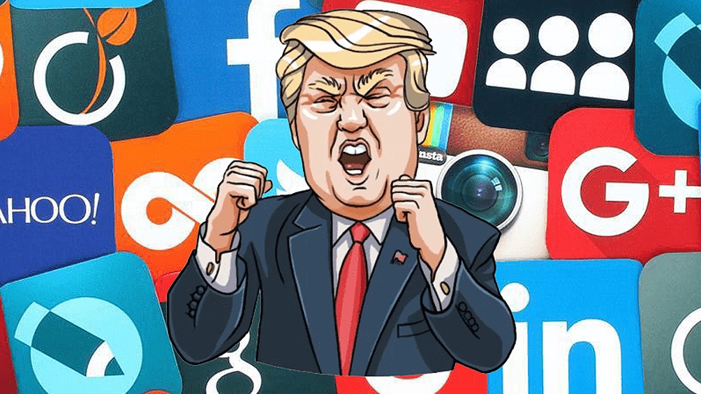 trump demanda a facebook y twitter