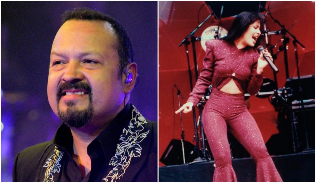 Fotografía de Pepe Aguilar y Selena Quintanilla