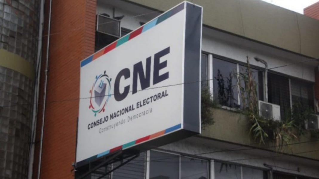 CNE presupuesto elecciones generales