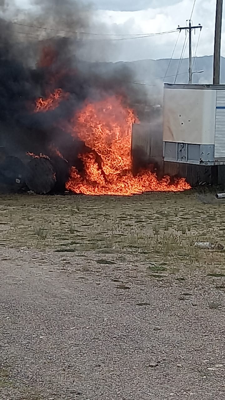 incendio planta térmica ENEE