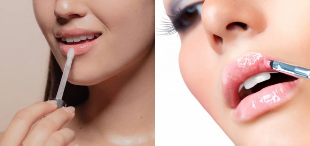 usos del brillo labial