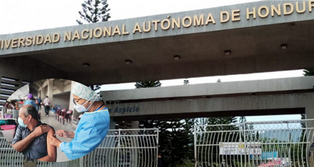 Vacunación empleados UNAH