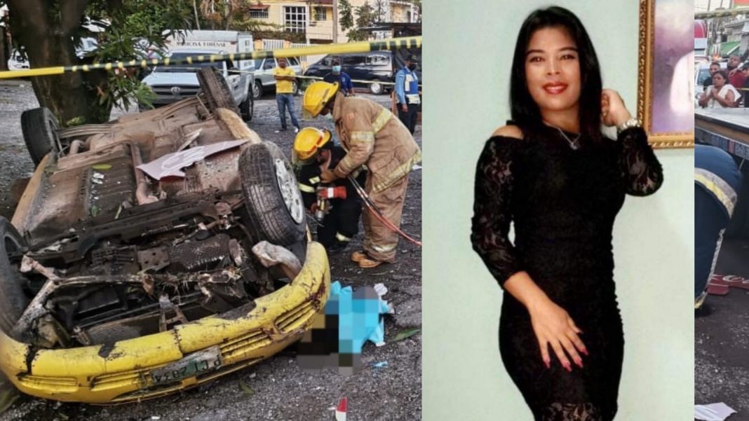 Jovencita accidente La Ceiba