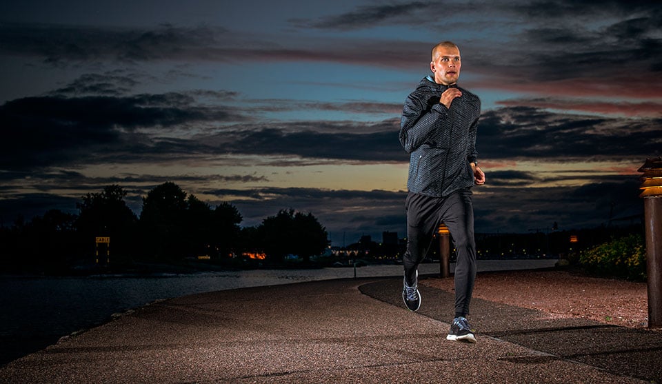 correr por la noche