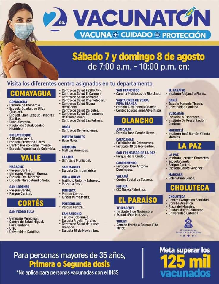 vacunarse en segundo vacunatón