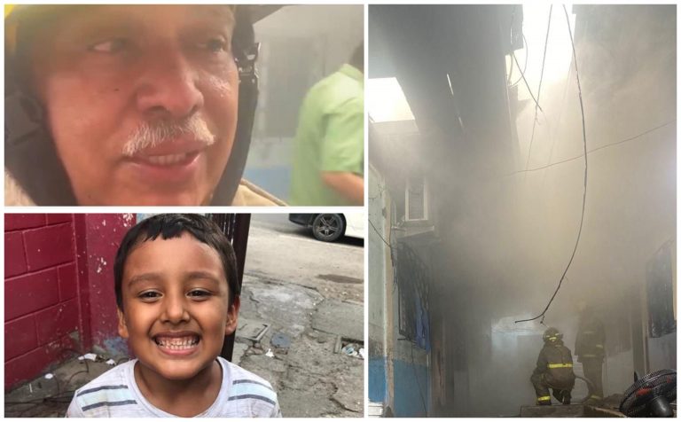 Bombero explica cómo intentaron salvar a niño en incendio de SPS
