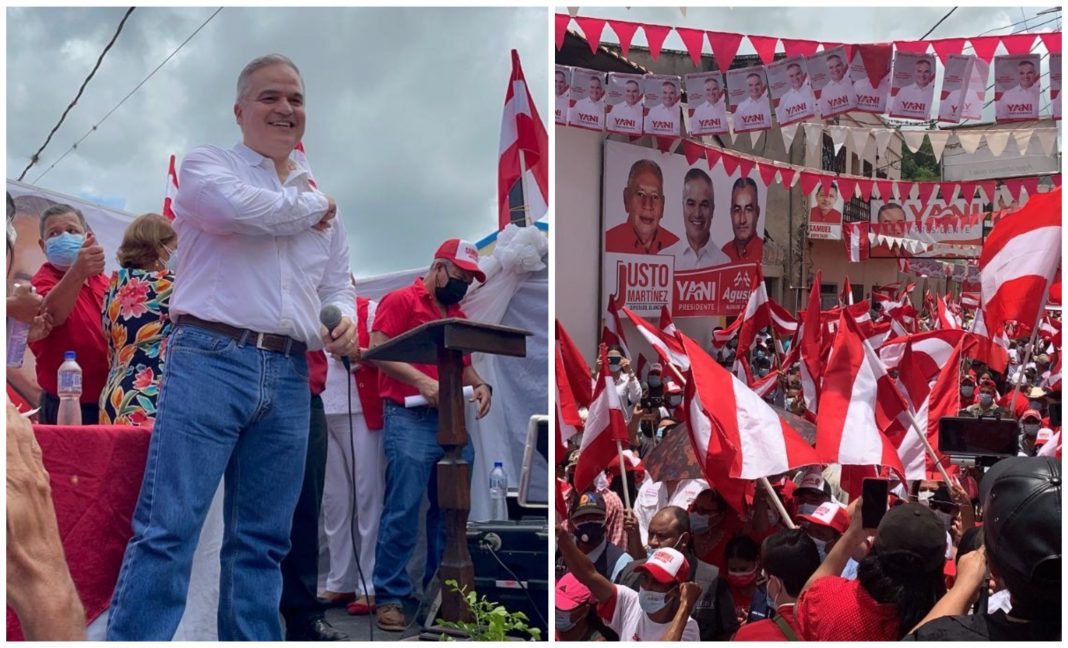 Yani en Olancho voto en plancha