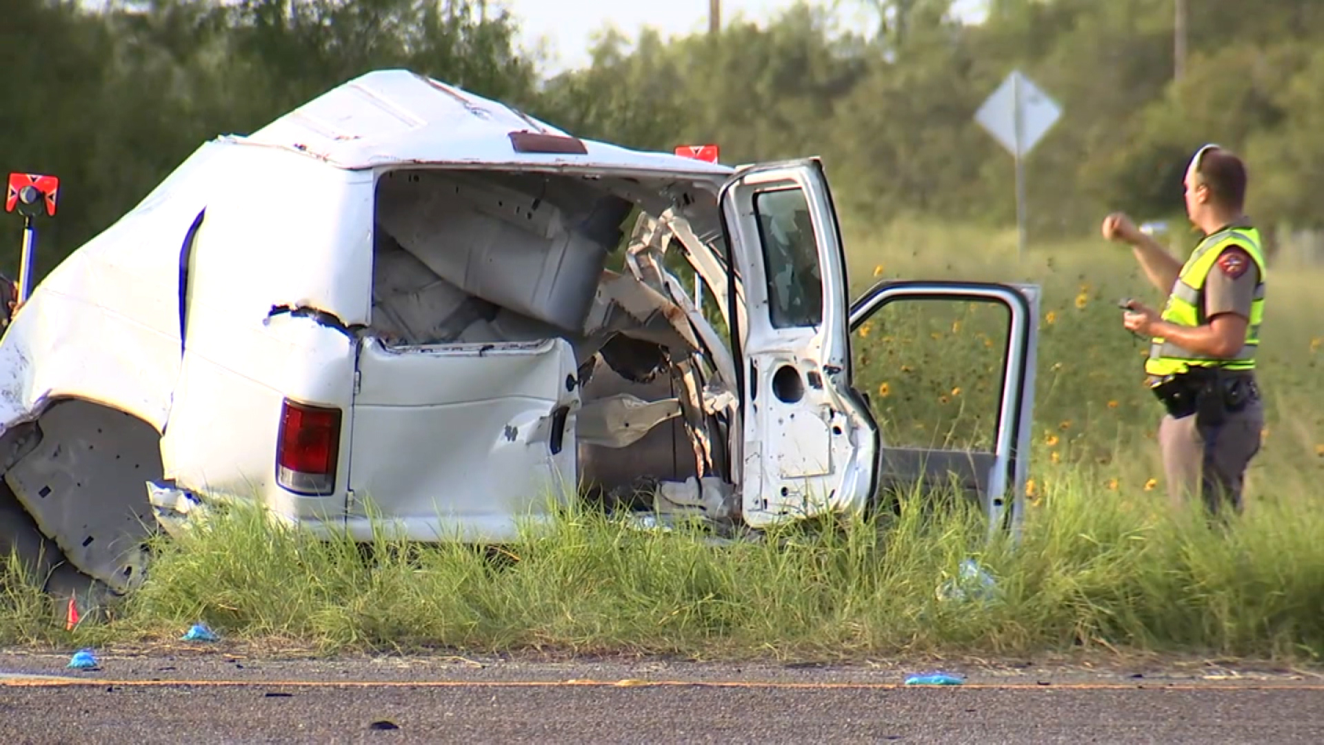 hondureños heridos en accidente en texas