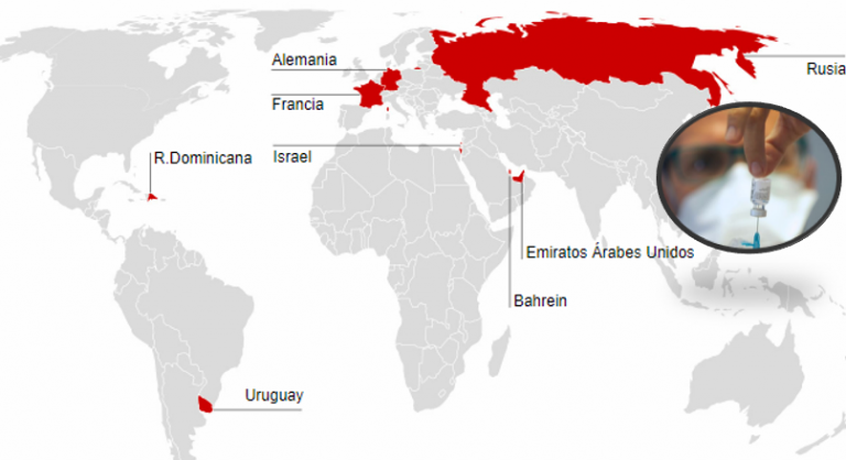 Mapa: Los países que aplicarán una tercera dosis de refuerzo