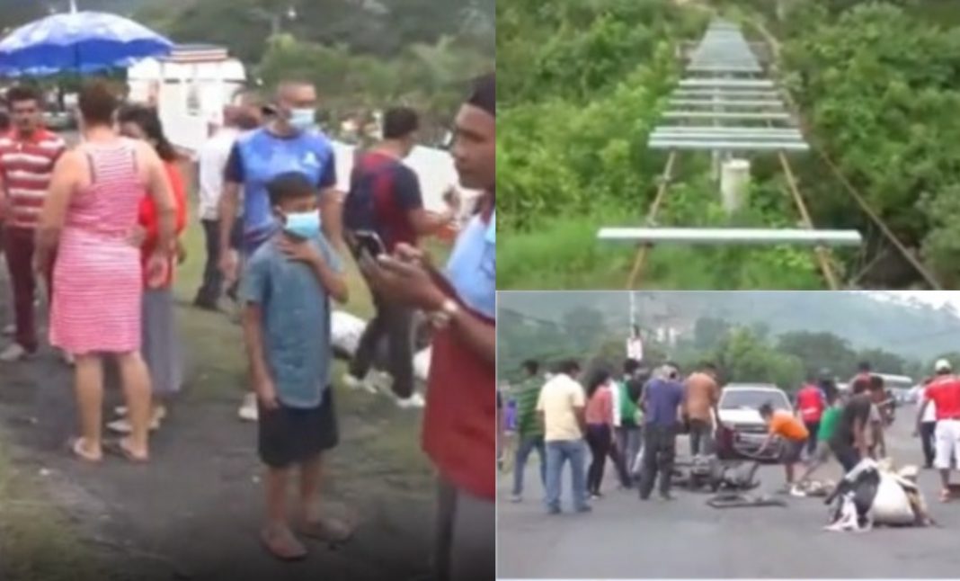 Toma salida Olancho puente